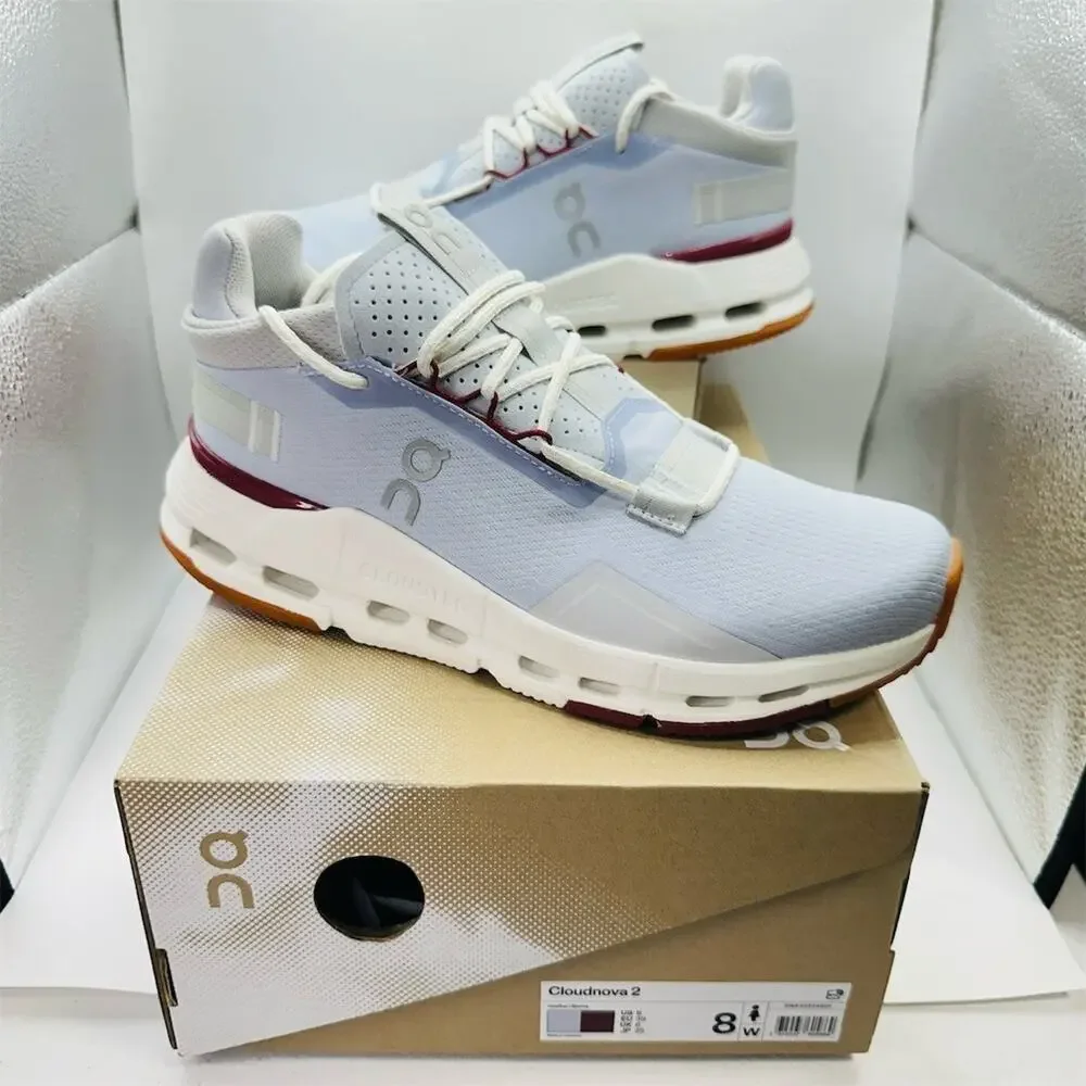 On Running Cloudnova 2 Light Blue/White | Women’s Size 8 US | New with Box